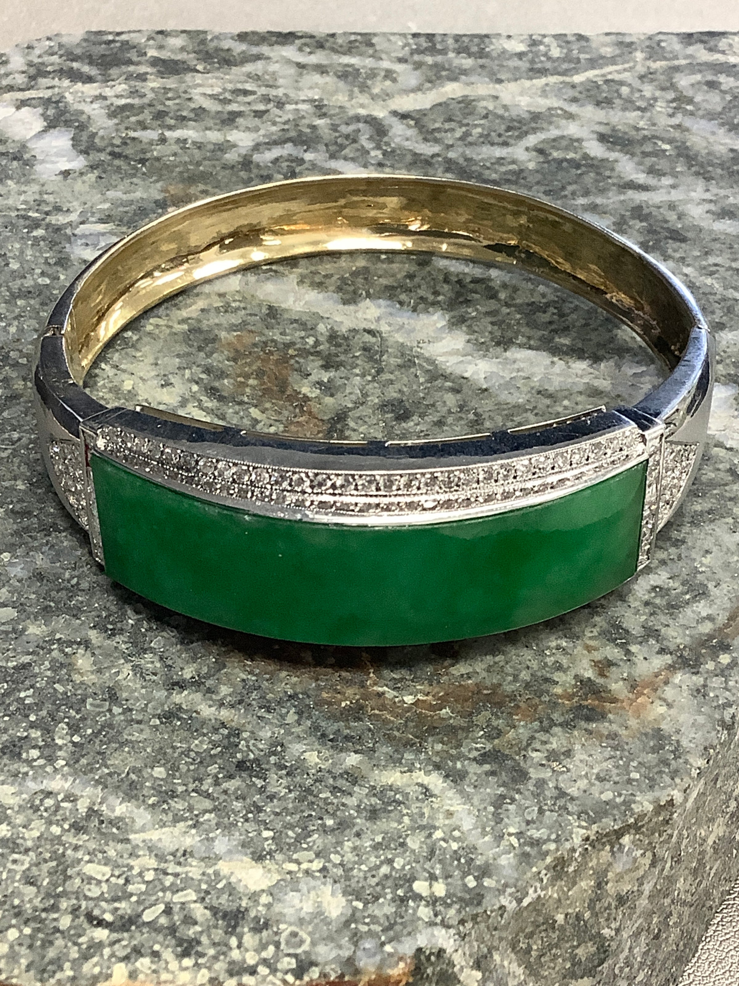 Vintage Jade Bangle popular Bracelet